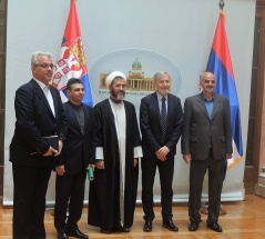 25 May 2017 The Head of the Parliamentary Friendship Group with Iran and the delegation of the Islamic Republic of Iran